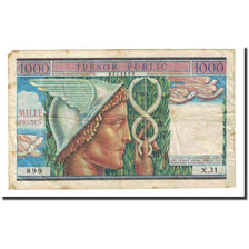 France, 1000 Francs, 1955, TB+, Fayette:VF 35.1, KM:M12a