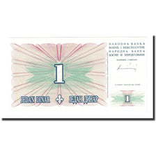 Biljet, Bosnië - Herzegovina, 1 Dinar, 1994-08-15, KM:39a, NIEUW