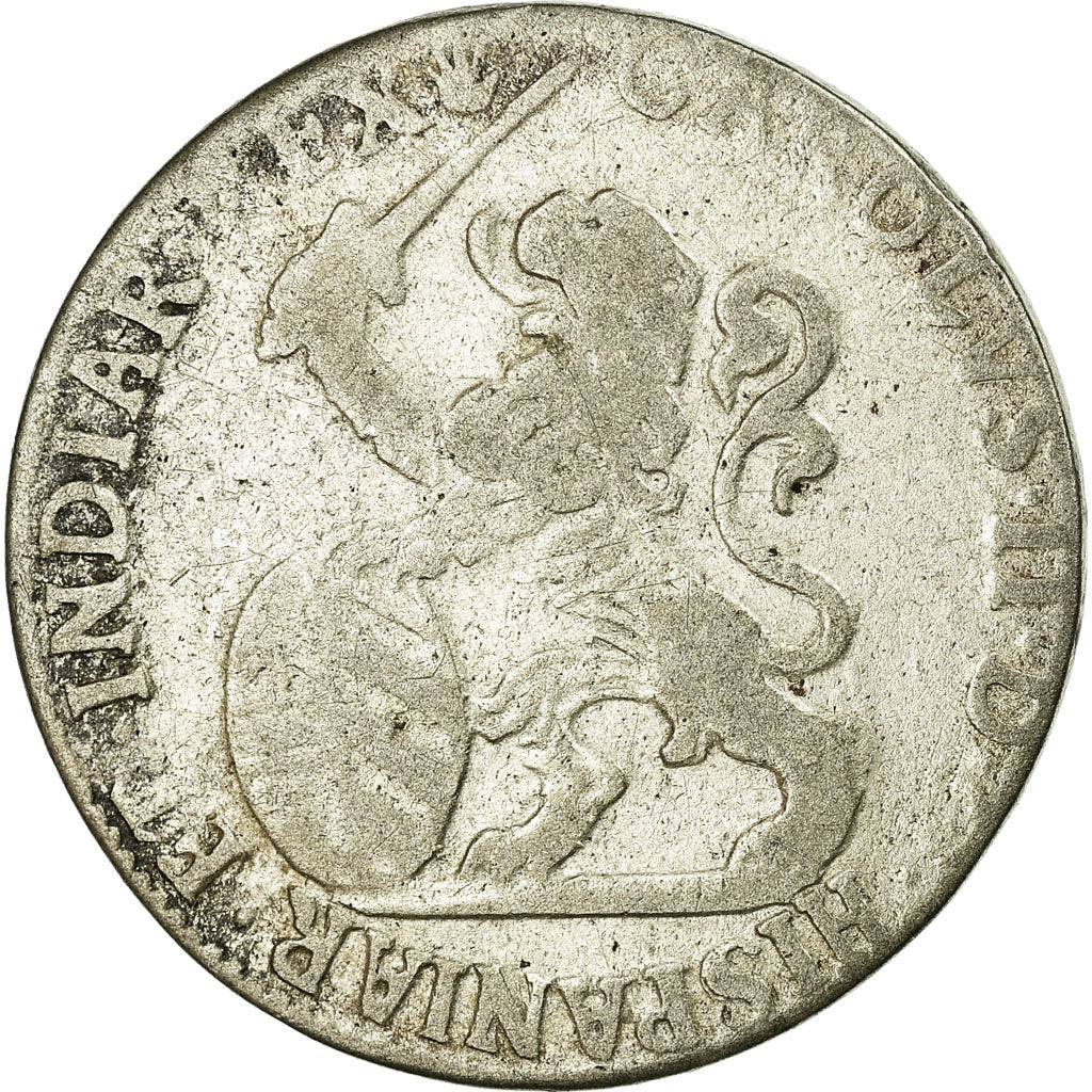 Münze, Spanische Niederlande, BRABANT, Escalin, 1700, Antwerpen, S, Silber