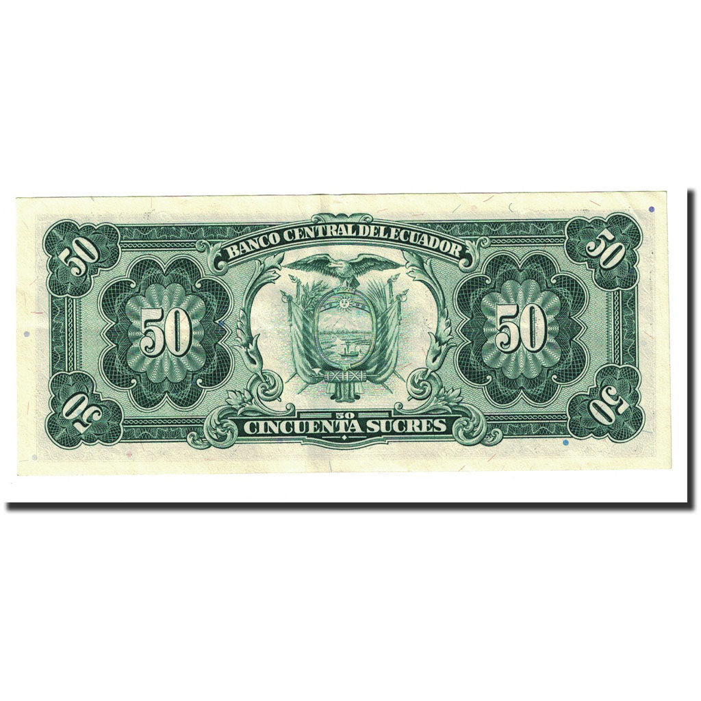 Banknote, Ecuador, 50 Sucres, 1988-11-22, KM:122a, UNC(63)
