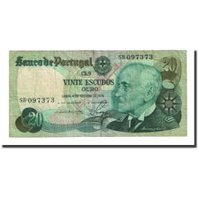 Banknote, Portugal, 20 Escudos, 1978-10-04, KM:176b, EF(40-45)
