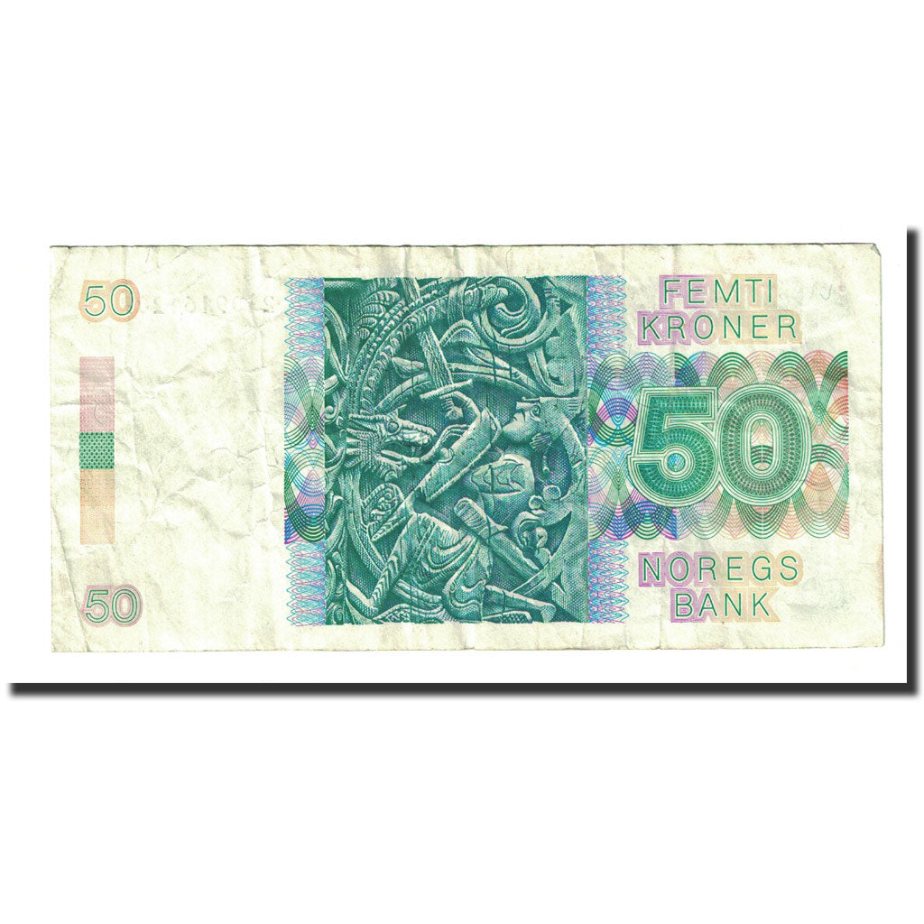 Banknote, Norway, 50 Kroner, 1989, KM:42e, VF(20-25)