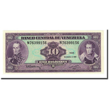 Banknote, Venezuela, 10 Bolívares, 1992-12-08, KM:61c, UNC(65-70)