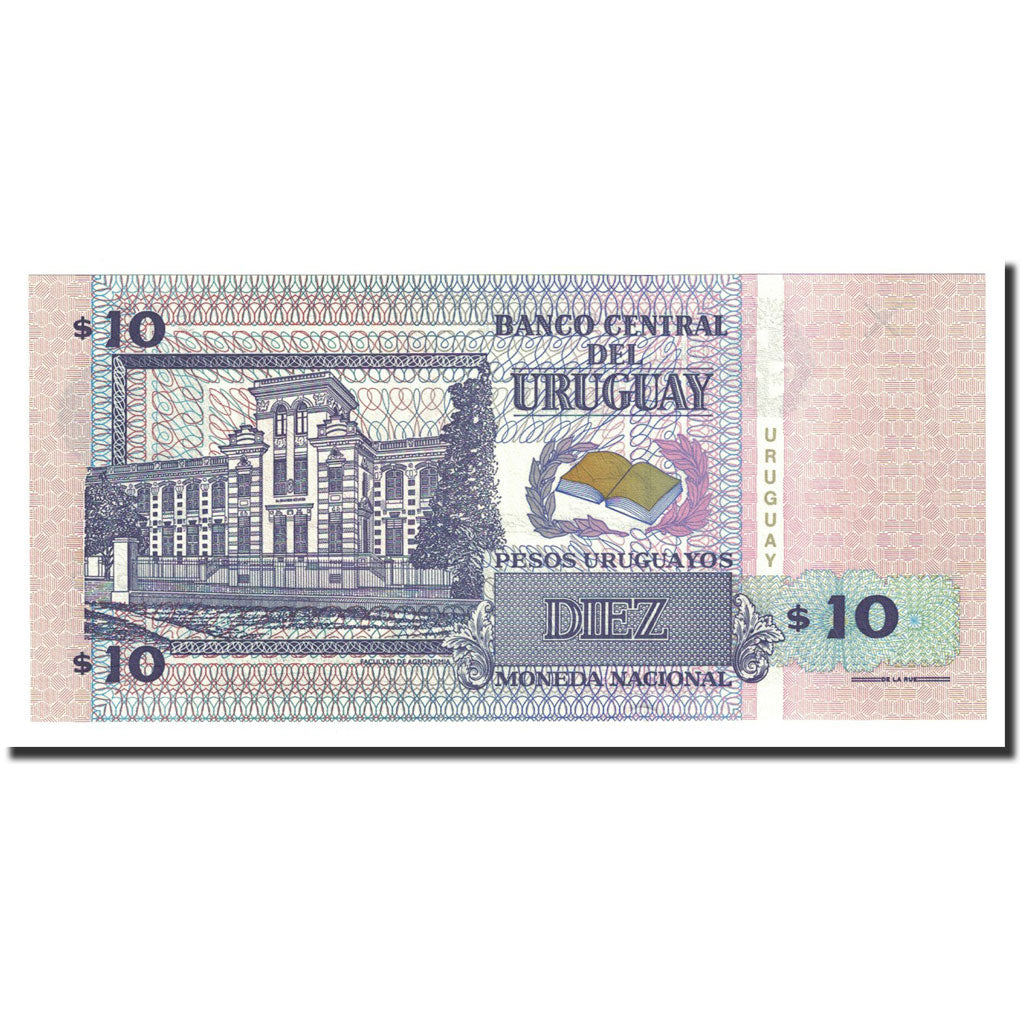 Billete, 10 Pesos Uruguayos, 1998, Uruguay, KM:81a, UNC