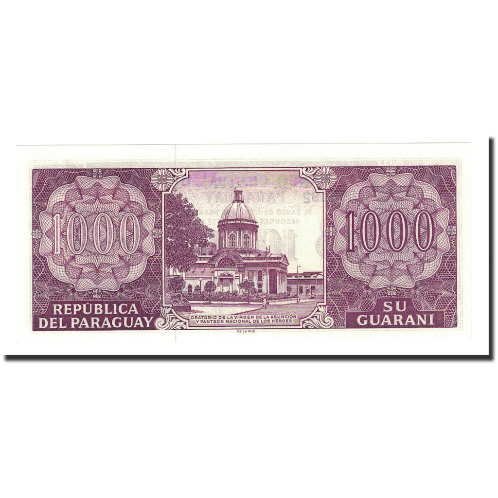 Banknote, Paraguay, 1000 Guaranies, 1982, KM:207, UNC(65-70)