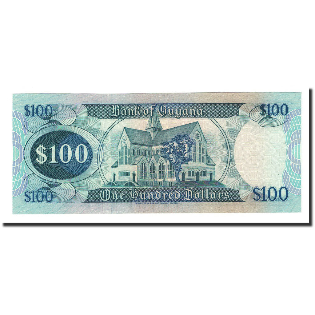 Banknote, Guyana, 100 Dollars, Undated (1999), KM:31, UNC(65-70)