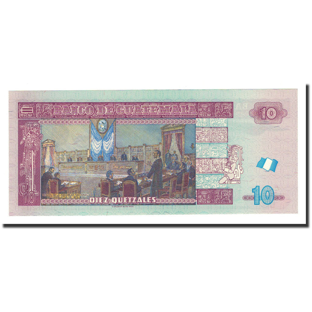 Banknote, Guatemala, 10 Quetzales, 2010-05-19, KM:123, UNC(65-70)