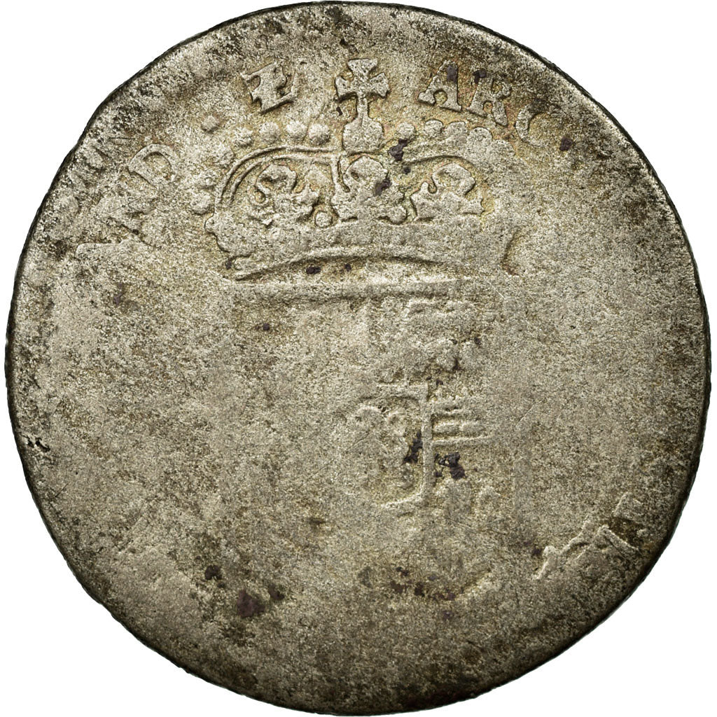 Coin, Spanish Netherlands, Flanders, 4 Patards, 1698, Bruges, VG(8-10), Silver