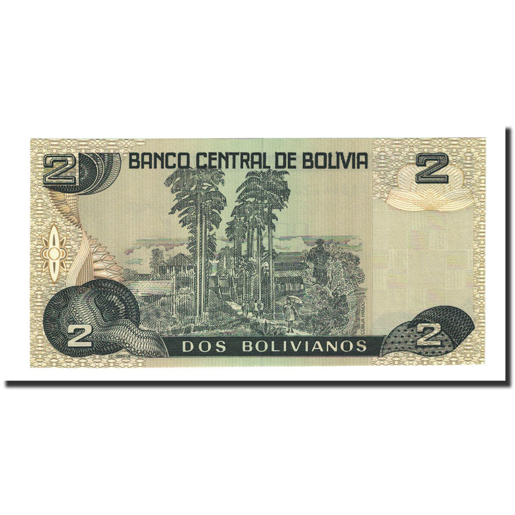 Banknote, Bolivia, 2 Bolivianos, 1996-11-28, KM:202b, UNC(65-70)