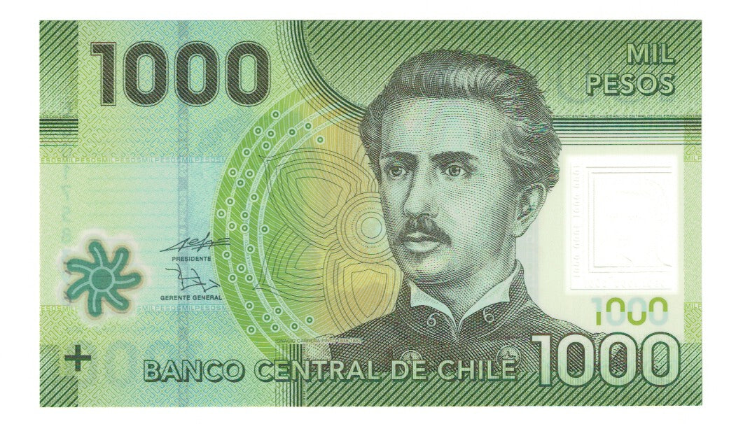 Billete, 1000 Pesos, 2010, Chile, KM:161, UNC