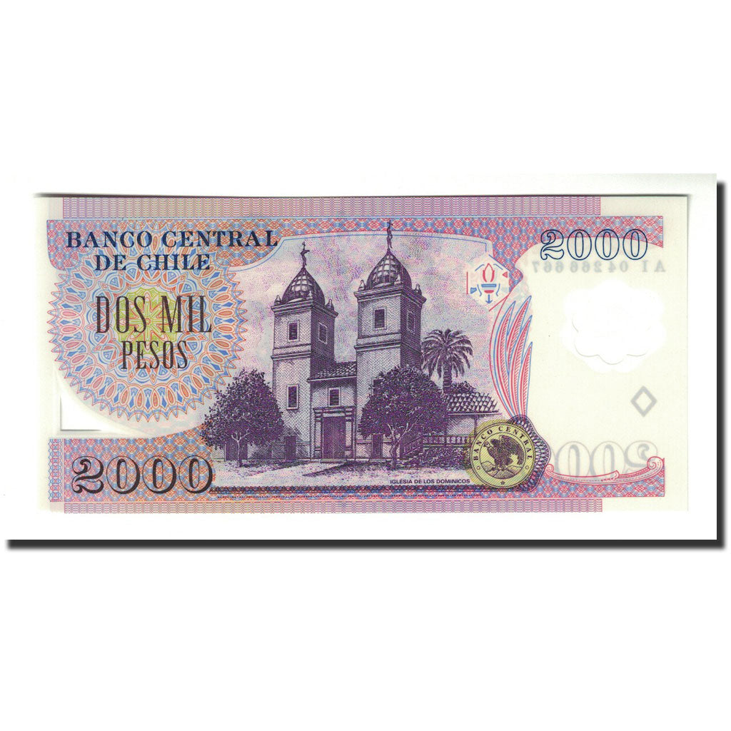 Banconote, Cile, 2000 Pesos, 2004, KM:160a, FDS