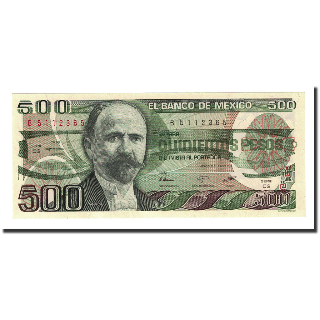 Banknote, Mexico, 500 Pesos, 1984-08-07, KM:79b, UNC(65-70)