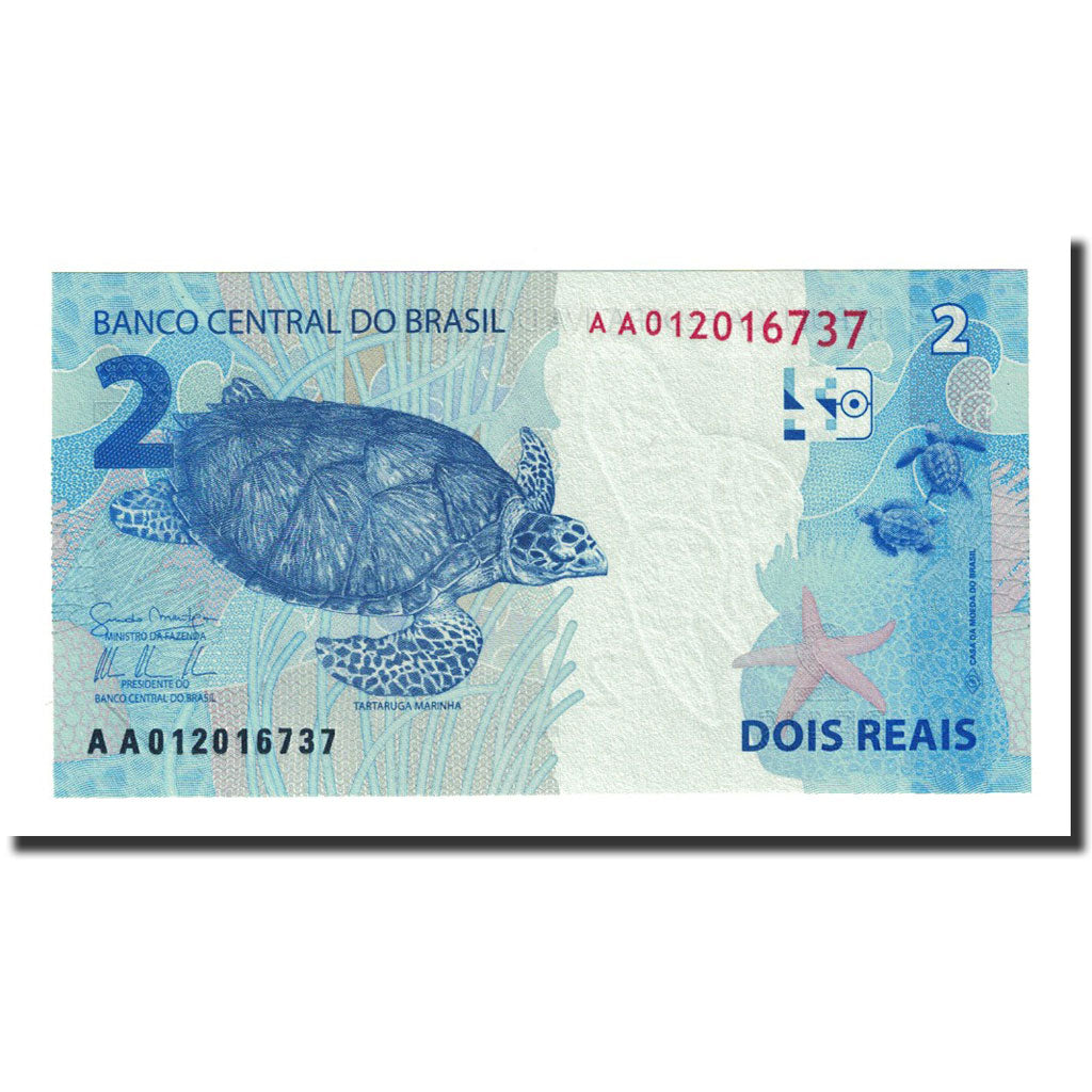 Banknote, Brazil, 2 Reais, 2010, UNC(65-70)