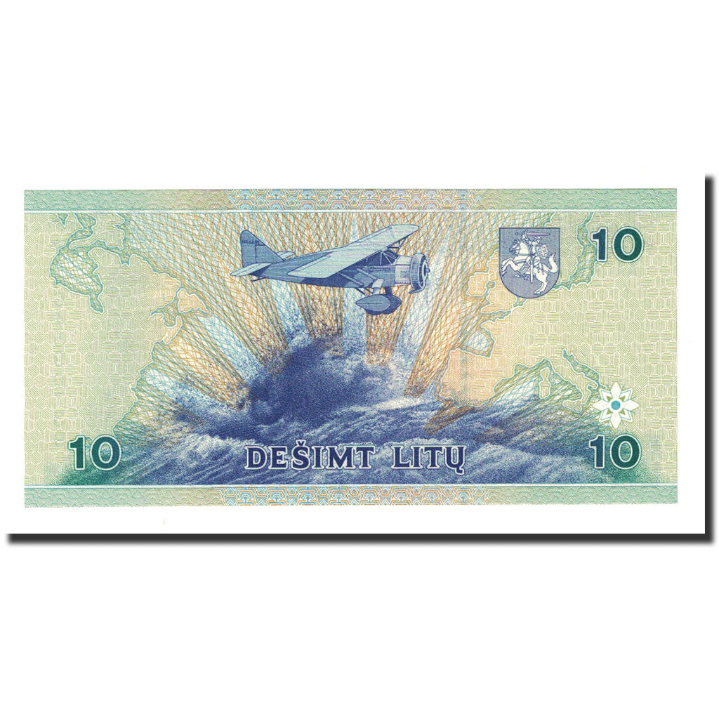 Banconote, Lituania, 10 Litu, Undated (1997), KM:56a, FDS