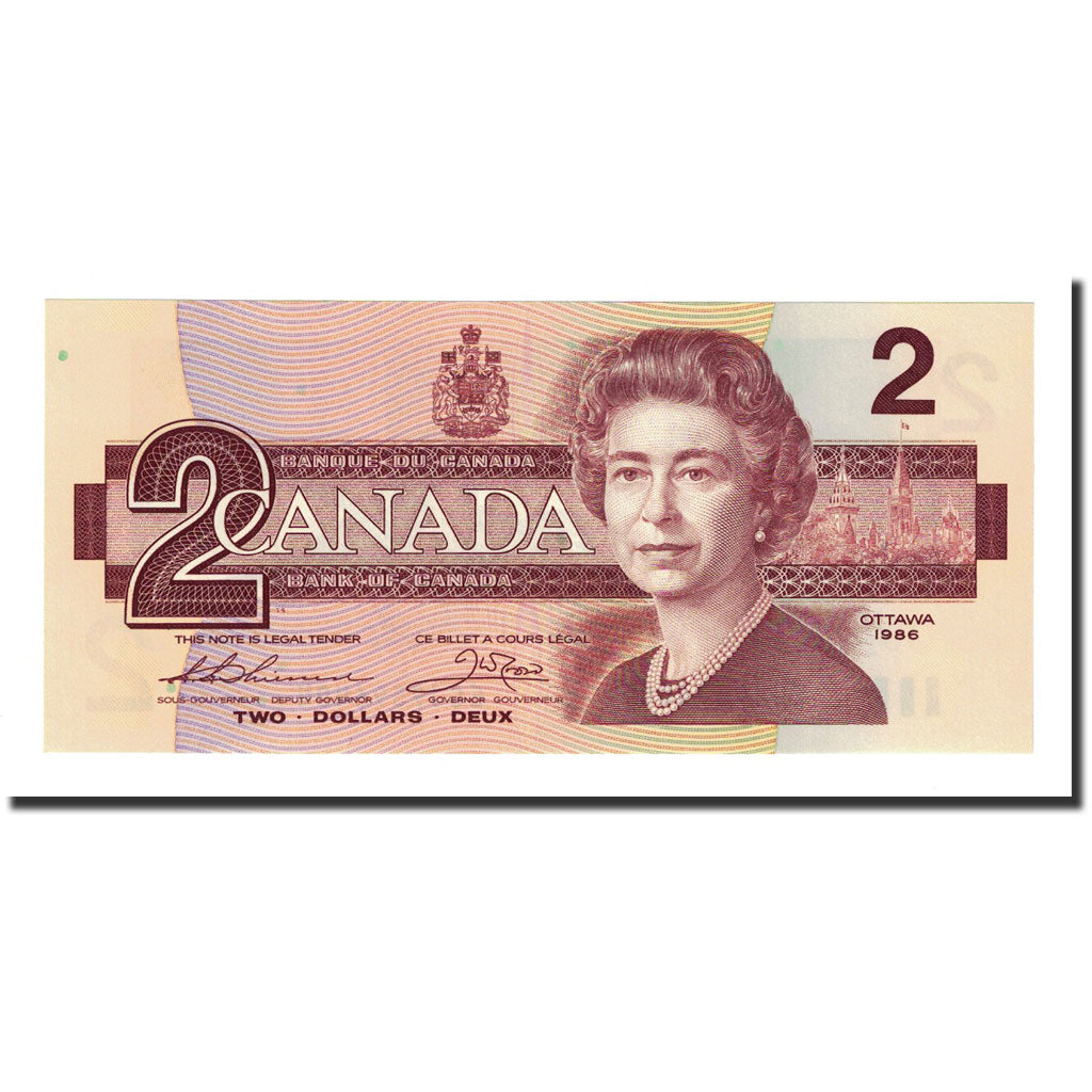 Banconote, Canada, 2 Dollars, 1986, KM:94b, FDS