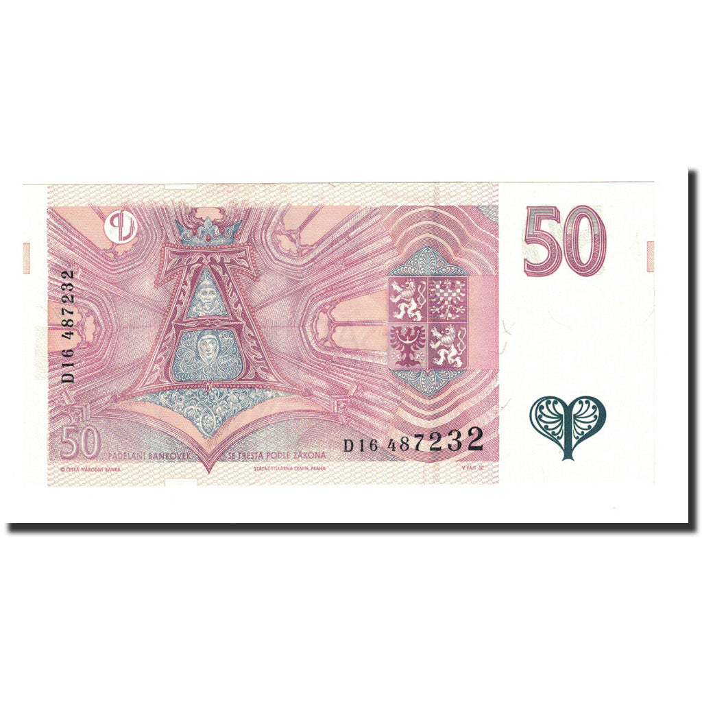 Banknote, Czech Republic, 50 Korun, 1997, KM:17, UNC(65-70)