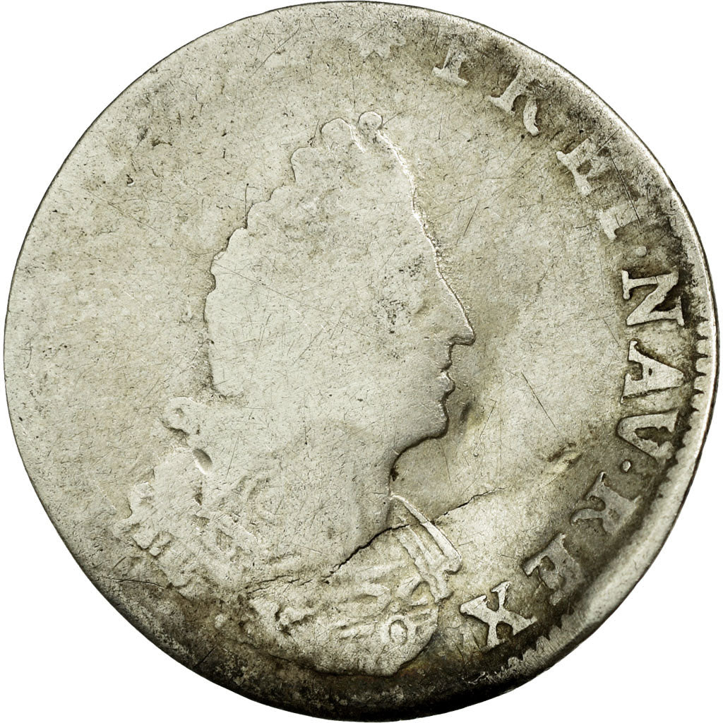 Coin, France, Louis XIV, 1/12 Écu aux insignes, 1/12 ECU, 10 Sols, 1702, Lille