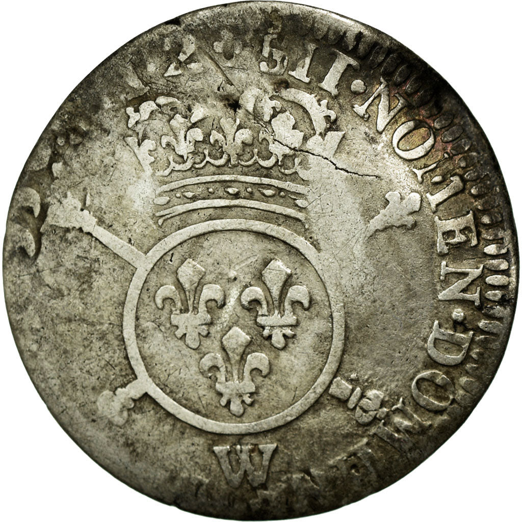 Coin, France, Louis XIV, 1/12 Écu aux insignes, 1/12 ECU, 10 Sols, 1702, Lille
