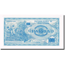 Billet, Macédoine, 1000 (Denar), 1992, KM:6a, NEUF