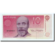 Biljet, Estland, 10 Krooni, 1992, KM:72b, NIEUW