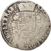 Spanish Netherlands, BRABANT, 1/4 Patagon, Antwerp, VG(8-10), Silver, KM:34.1