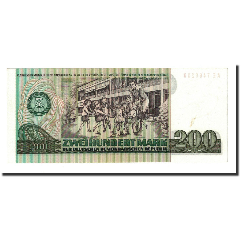 Banconote, Germania - Repubblica Democratica, 200 Mark, 1985, KM:32, FDS