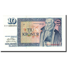 Biljet, IJsland, 10 Kronur, L.1961, KM:48a, NIEUW