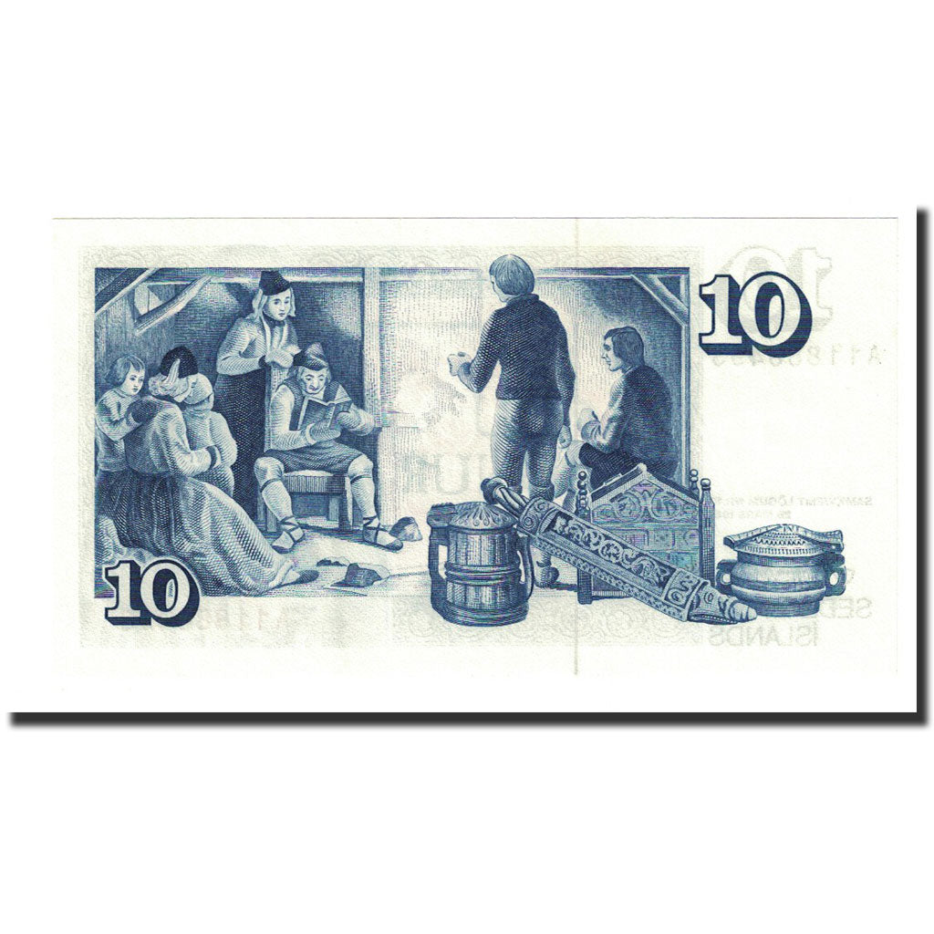 Banknote, Iceland, 10 Kronur, L.1961, KM:48a, UNC(65-70)