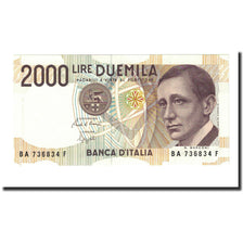 Banknote, Italy, 2000 Lire, D.1990, KM:115, UNC(65-70)