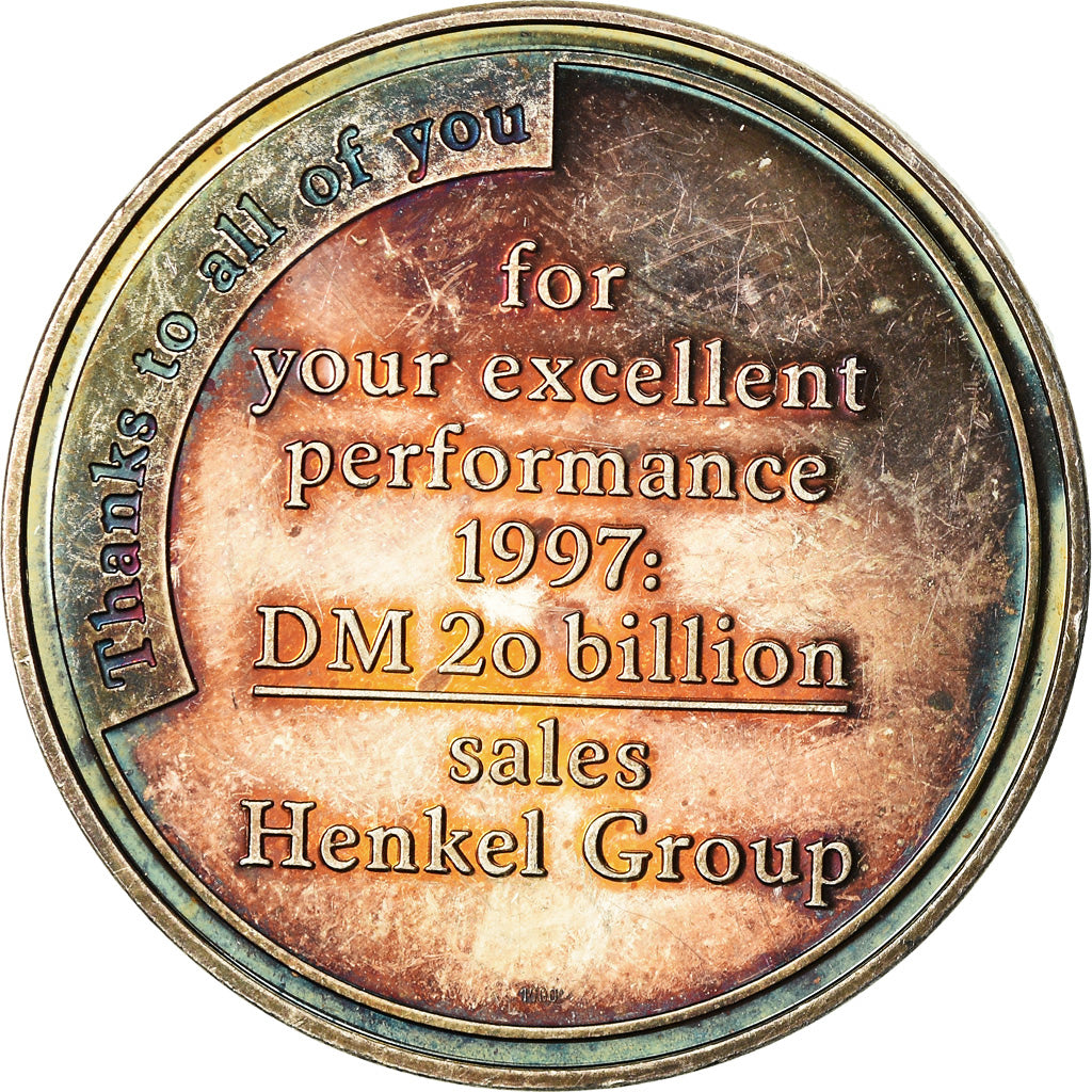 Germany, Medal, Fritz Henkel, Henkel Group, Business & industry, 1997, MS(63)