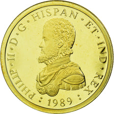 Coin, Spain, Juan Carlos I, 50 Ecu, 1989, Madrid, MS(65-70), Gold, KM:M26