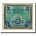 Frankrijk, 5 Francs, 1944 Flag/France, 1944, B+, Fayette:VF17.1, KM:115a