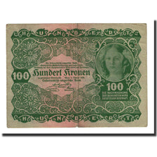 Banknote, Austria, 100 Kronen, 1922-01-02, KM:77, VF(20-25)