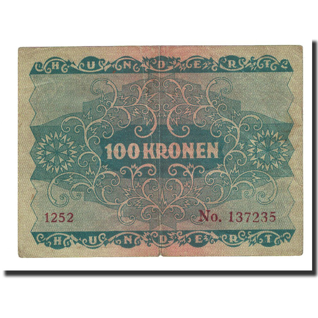 Banknote, Austria, 100 Kronen, 1922-01-02, KM:77, VF(20-25)