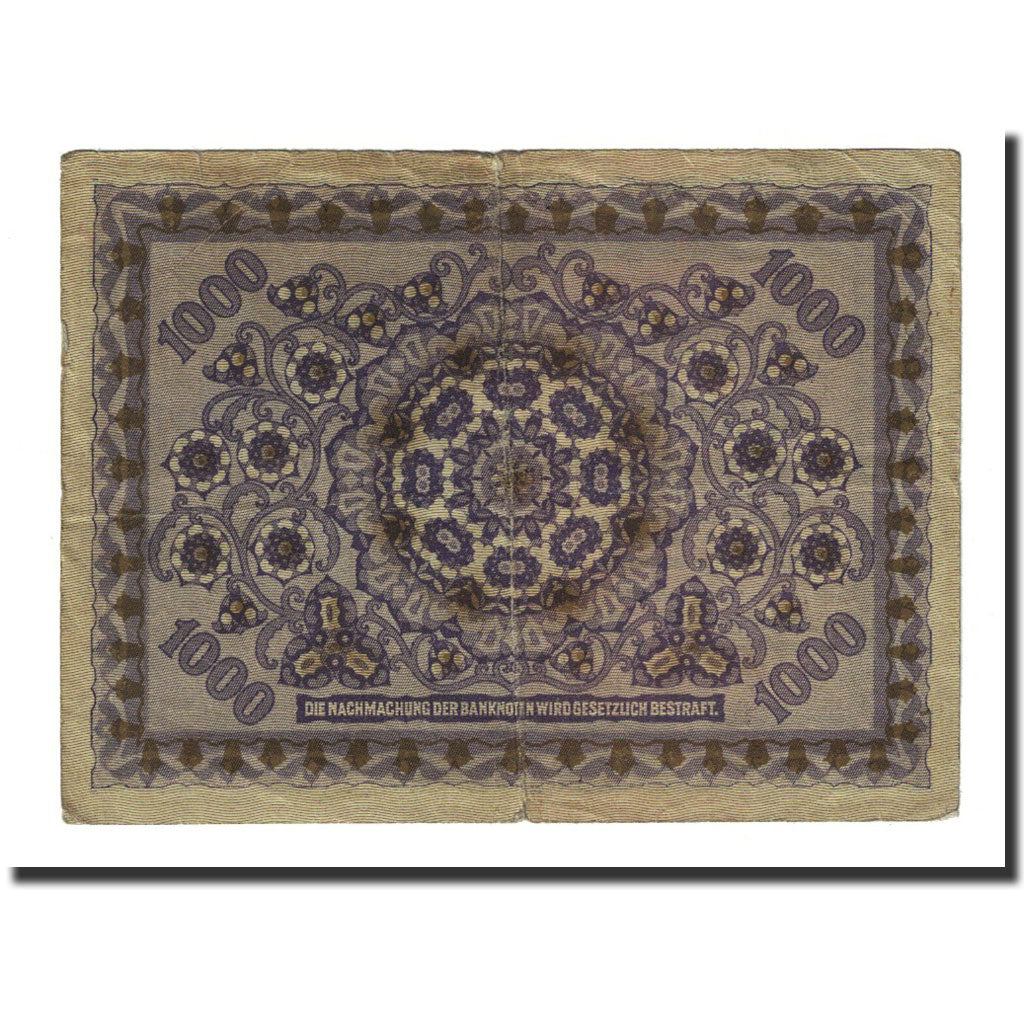 Banknote, Austria, 1000 Kronen, 1922-01-02, KM:78, VF(20-25)