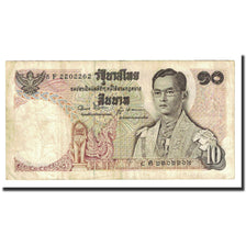 Billete, 10 Baht, Tailandia, 1969-06-24, KM:81, MBC
