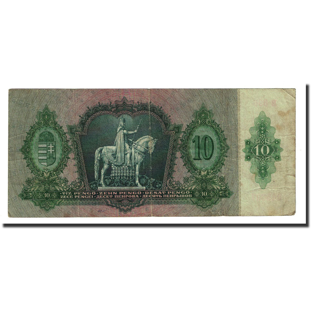 Banknote, Hungary, 10 Pengö, 1936-12-22, KM:113, VF(20-25)