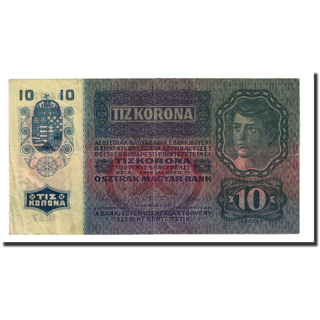 Banknote, Austria, 10 Kronen, Undated (1919), KM:51a, EF(40-45)