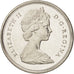 Elizabeth II, 25 Cents, 1968, Ottawa, MS(65-70), Nickel, KM:62b