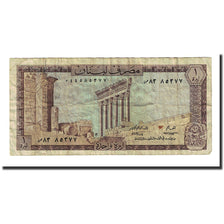 Banconote, Libano, 1 Livre, 1968, KM:61a, MB