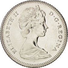 Elizabeth II, 10 Cents, 1968, Ottawa, MS(63), Nickel, KM:72a