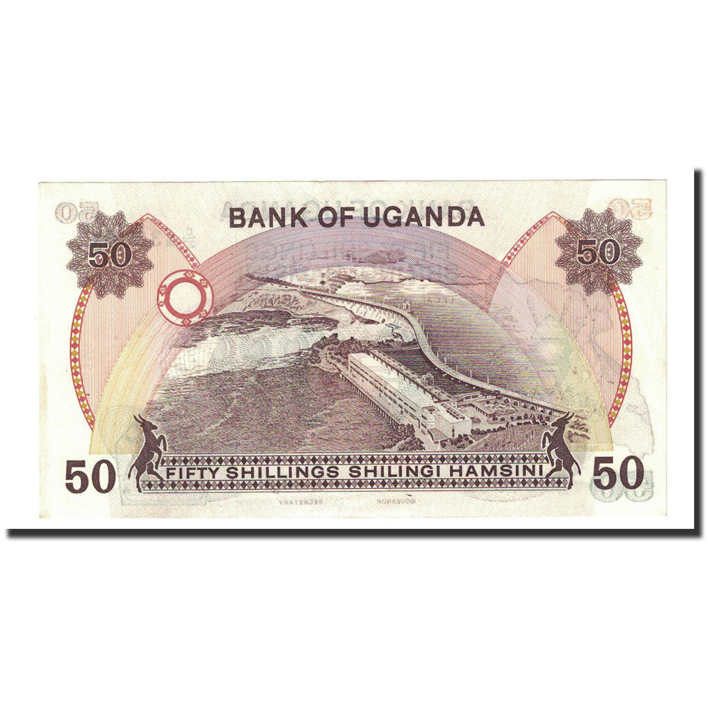Banknote, Uganda, 50 Shillings, Undated (1982), KM:18a, UNC(65-70)