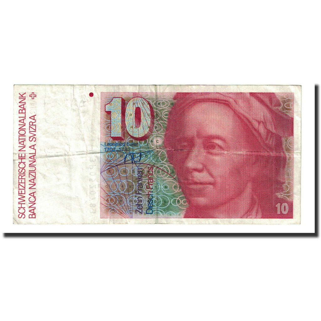 Banknote, Switzerland, 10 Franken, 1983, KM:53e, EF(40-45)