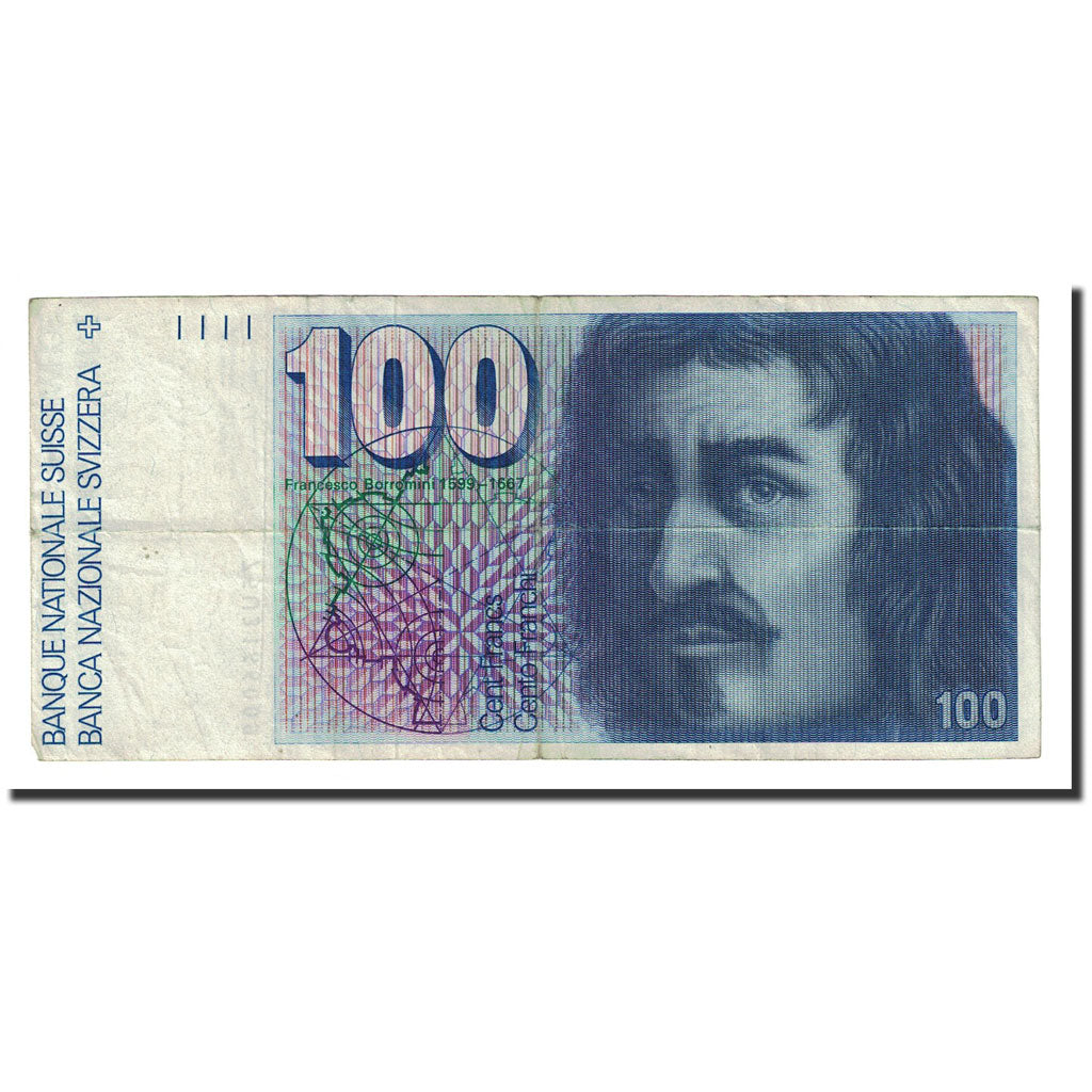 Banknote, Switzerland, 100 Franken, 1975, KM:57a, VF(30-35)