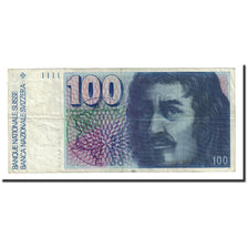 Banknot, Szwajcaria, 100 Franken, 1975, KM:57a, EF(40-45)