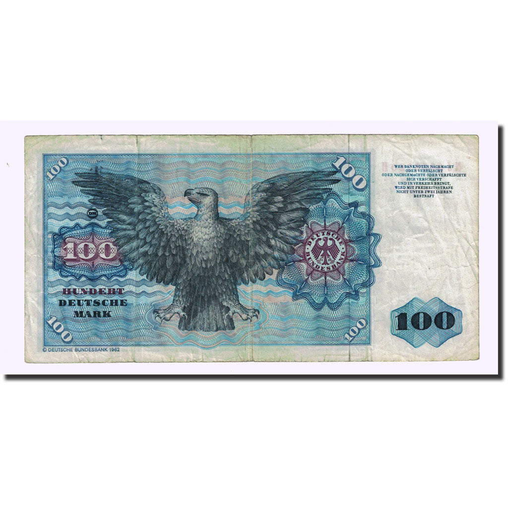 Banknote, GERMANY - FEDERAL REPUBLIC, 100 Deutsche Mark, 1980-01-02, KM:34d