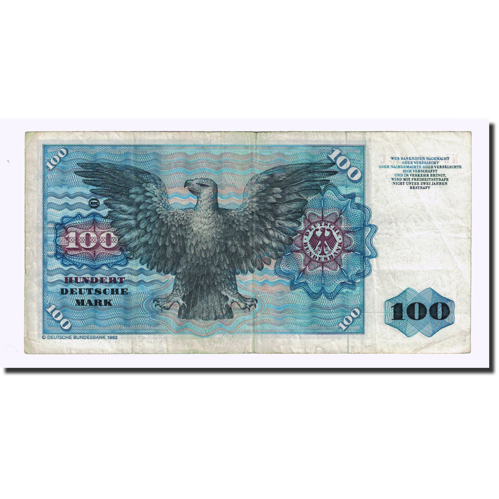 Banknote, GERMANY - FEDERAL REPUBLIC, 100 Deutsche Mark, 1980-01-02, KM:34d