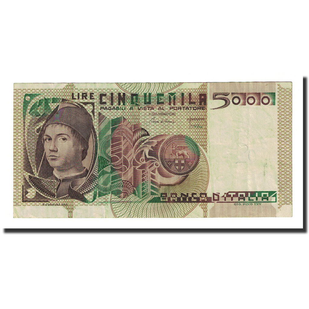 Banknote, Italy, 5000 Lire, 1980-07-01, KM:105b, VF(20-25)