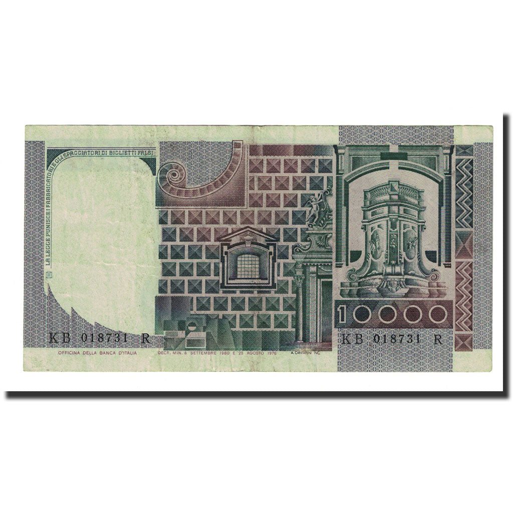 Banknote, Italy, 10,000 Lire, 1980-09-06, KM:106b, EF(40-45)