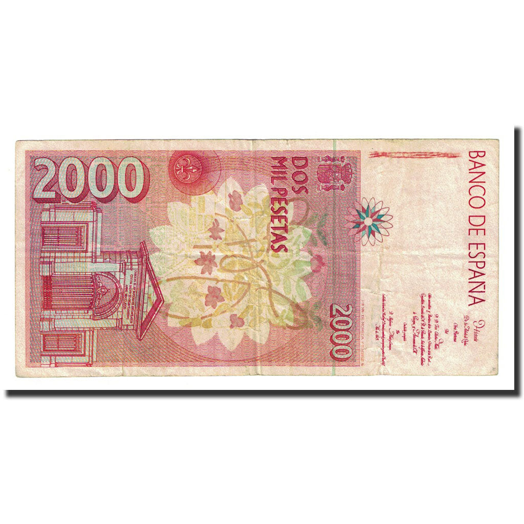 Banknote, Spain, 2000 Pesetas, 1992-04-24, KM:164, EF(40-45)